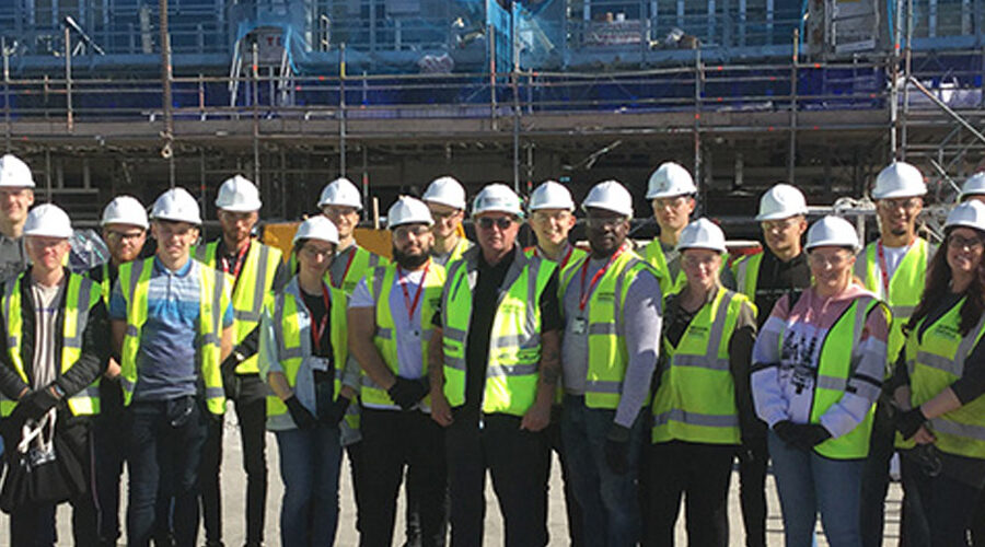 Alex Hunt lecturing for Salford University postgraduate students