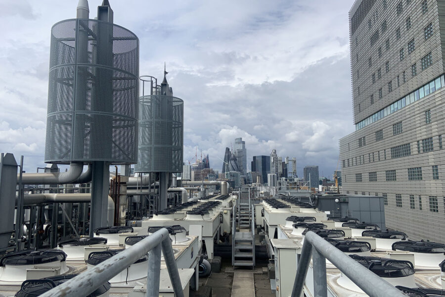 View from St Bartholomew's Hospital, London